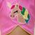 Pink embroidered silk lehenga choli with dupatta set for girls