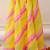 Pink embroidered silk lehenga choli with dupatta set for girls