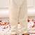 Yellow printed cotton kurta pyjama set for boys