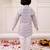 Multi embroidered cotton thread kurta pajama set for boy