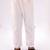 Peach printed silk floral kurta pyjama set for boys