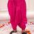 Navy woven jacquard silk kurta dhoti set for boys