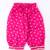 Pink printed cotton top with pant set for girls