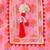 Peach printed cotton kurti sharara with dupatta set for girls