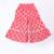 Peach printed cotton kurti sharara with dupatta set for girls