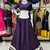 Traditional Roman silk blend Wine Gota Lace Lehenga Choli