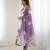 Soft Organza Silk Fabric Fully Flair Kali Pattern Kurti With Pant And Dupatta