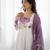 Soft Organza Silk Fabric Fully Flair Kali Pattern Kurti With Pant And Dupatta