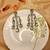 Multicolour deginer party wear earrings for woman