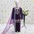 Natural Pure Heavy Creap Silk Embroidery Work Purple Readymade Salwar Suit