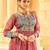Women Gorgeous Bandhani Printed Faux Georgette Fabric Flared Gown