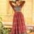 Women Gorgeous Bandhani Printed Faux Georgette Fabric Flared Gown