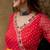 Women Gorgeous Bandhani Printed Faux Georgette Fabric Flared Gown