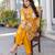  Women's Cotton Blend Floral Straight Printed Kurta Pant With Dupatta | kurta sets for woman