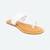 White solid leather kolhapuris