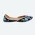 Black embroidered leather juttis
