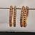 High gold polish bangles set with ruby & green stones, traditional ethnic jewelry for women 4 pcs set