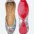 Multicolor floral embroidered leather juttis