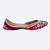 Maroon embroidered leather juttis