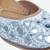 Silver mirror embroidered leather juttis