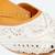 White embroidered leather juttis