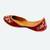 Maroon embroidered leather juttis