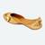 Gold embroidered leather juttis