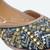 Black embroidered leather juttis