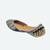 Black embroidered leather juttis