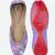 Purple embroidered leather juttis
