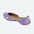 Purple embroidered leather juttis