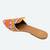 Multicolor embroidered leather mules