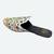 White embroidered leather mules