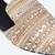 Gold embroidered leather mules