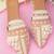 Multicolor embroidered leather mules