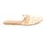 Multicolor embroidered leather mules