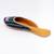 Blue embroidered leather mules