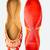 Red embroidered leather juttis