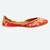 Red embroidered leather juttis