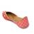 Red embroidered leather juttis