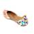 Multicolor embroidered leather juttis