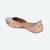 Peach embroidered leather juttis