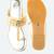 Gold embroidered leather kolhapuris