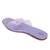 Lavender solid leather flats
