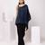 Black plain satin co ord set