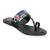 Black solid leather kolhapuri
