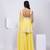 Yellow embroidered silk sharara set