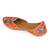 Red embroidered leather juttis