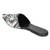 Black embroidered leather mules