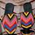 Multicolor embroidered leather mules